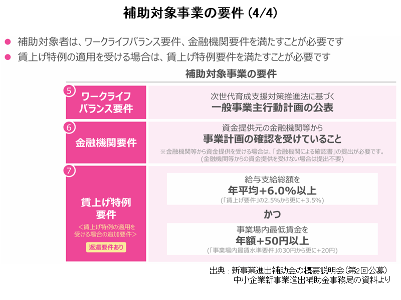 その他の補助対象要件